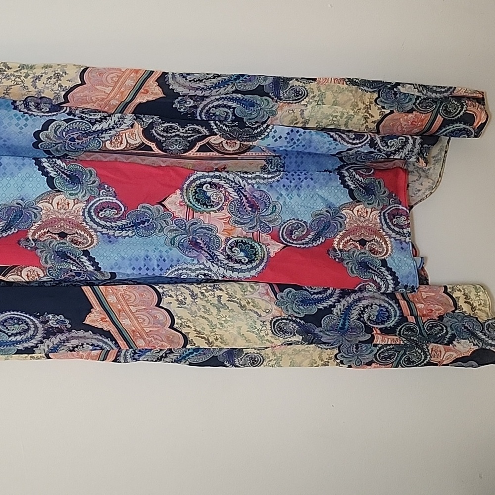 Johnny Was Cordelia Easy Midi Dress Paisley Coastal Sz 1X - Picture 12 of 16